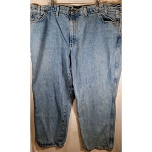 Redhead Bass Pro Jeans Mens Size 50/30 5 Pocket Relaxed Fit Medium‎ Wash